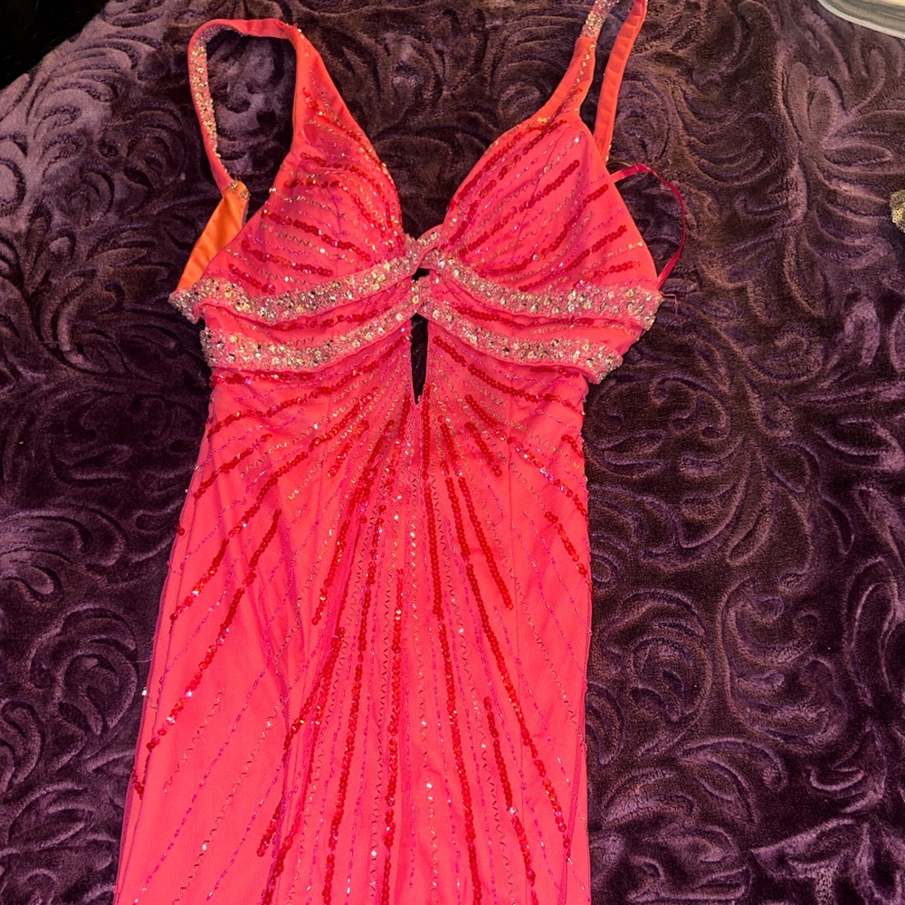 Glamorous Pink Sequin Dress